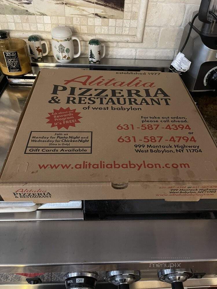 Alitalia Pizza & Restaurant - West Babylon, NY menu_pic