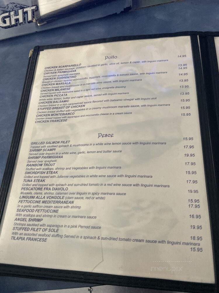 Aquamarina Restaurant - New York, NY menu_pic