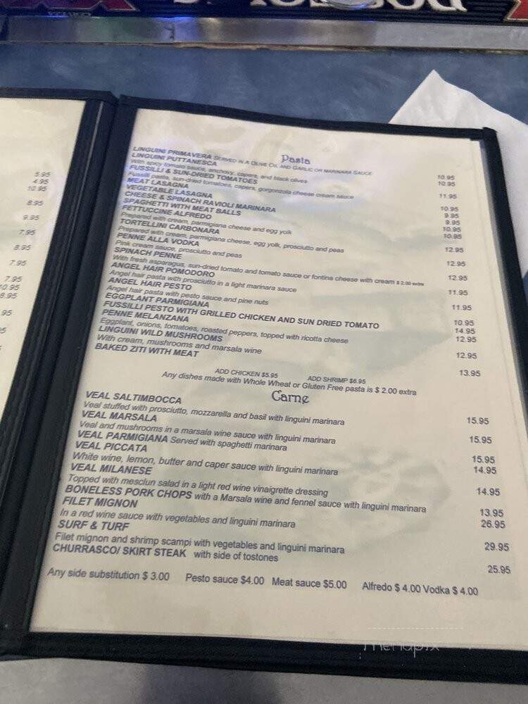 Aquamarina Restaurant - New York, NY menu_pic