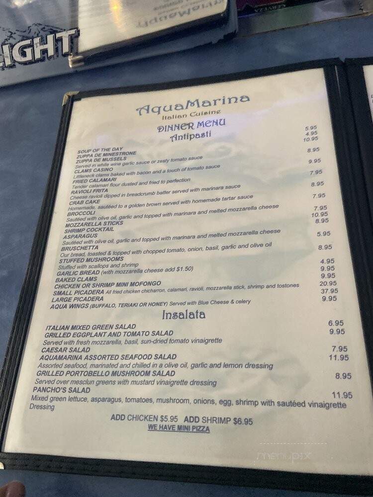 Aquamarina Restaurant - New York, NY menu_pic