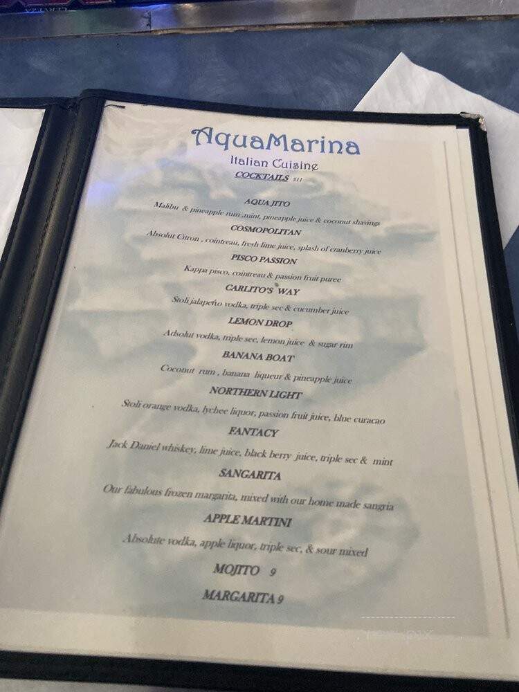 Aquamarina Restaurant - New York, NY