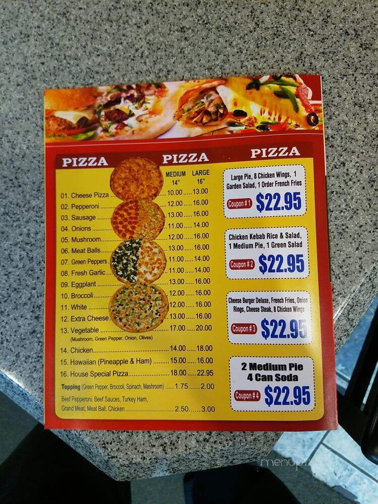 Astoria Pizzeria - Astoria, NY menu_pic