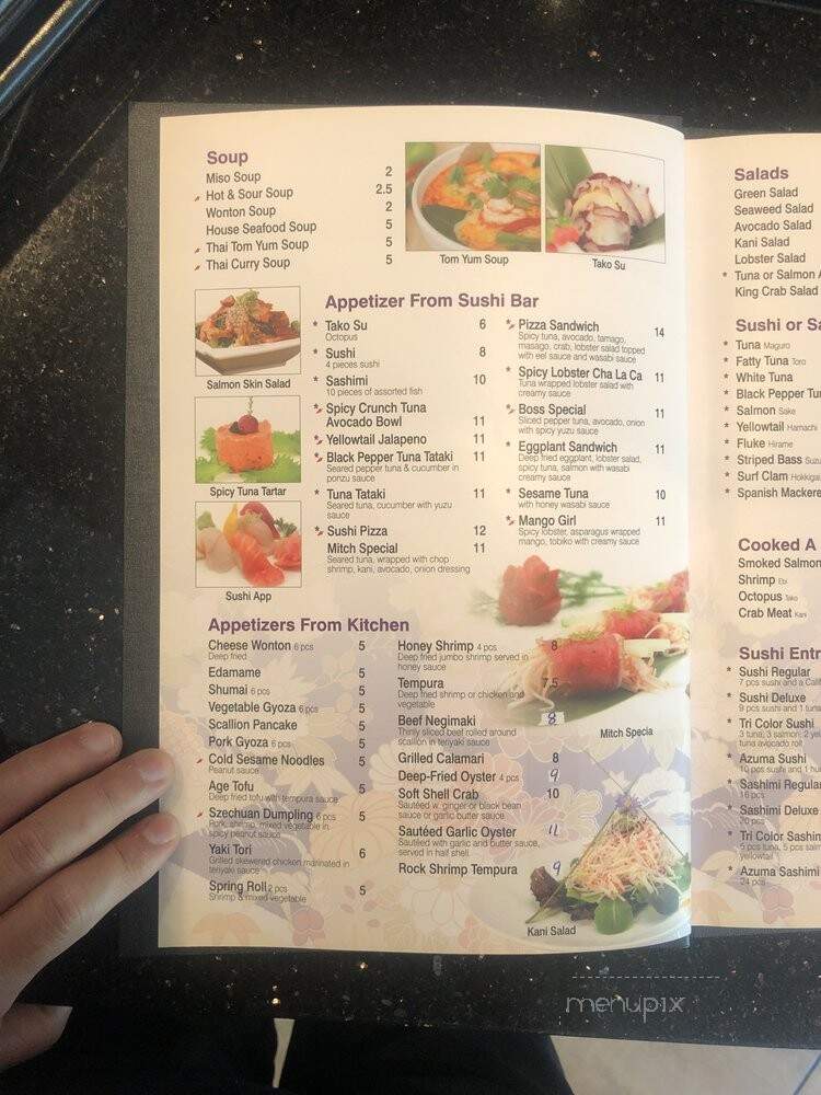 Azuma Japanese Restaurant - Greenport, NY menu_pic