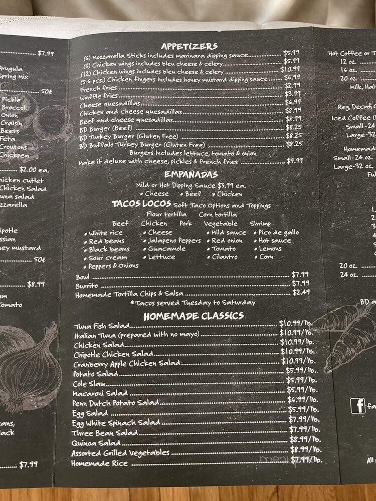 B & D Deli - Plainview, NY menu_pic