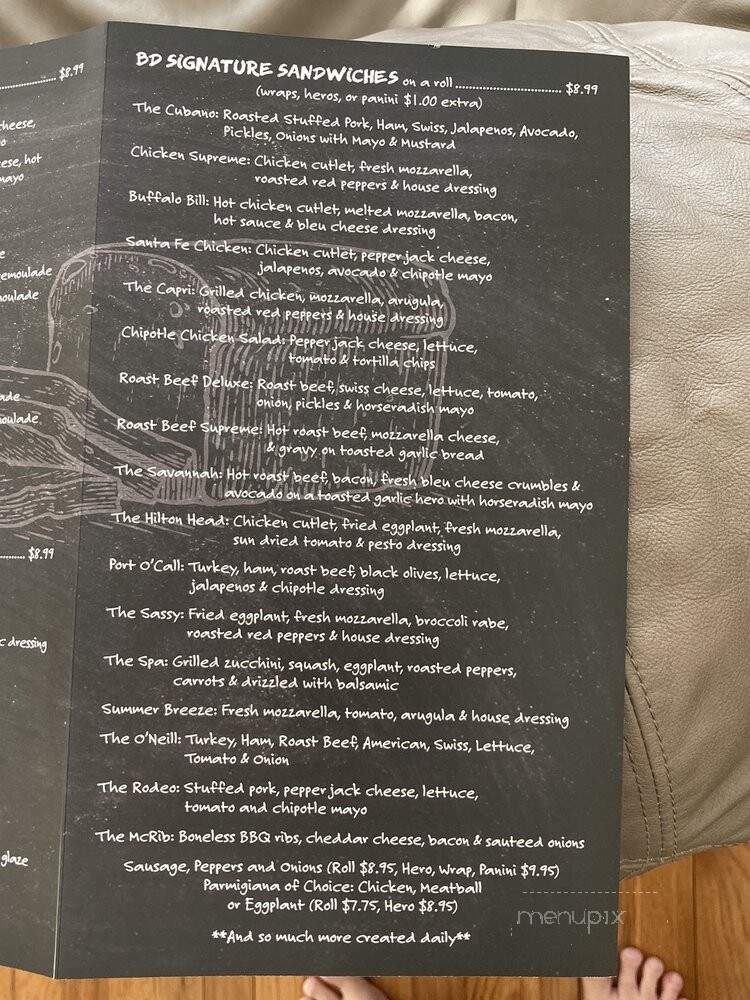 B & D Deli - Plainview, NY menu_pic