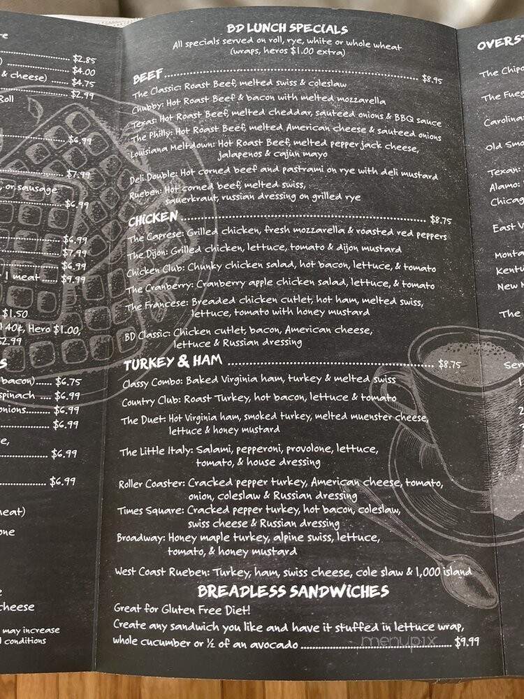 B & D Deli - Plainview, NY menu_pic