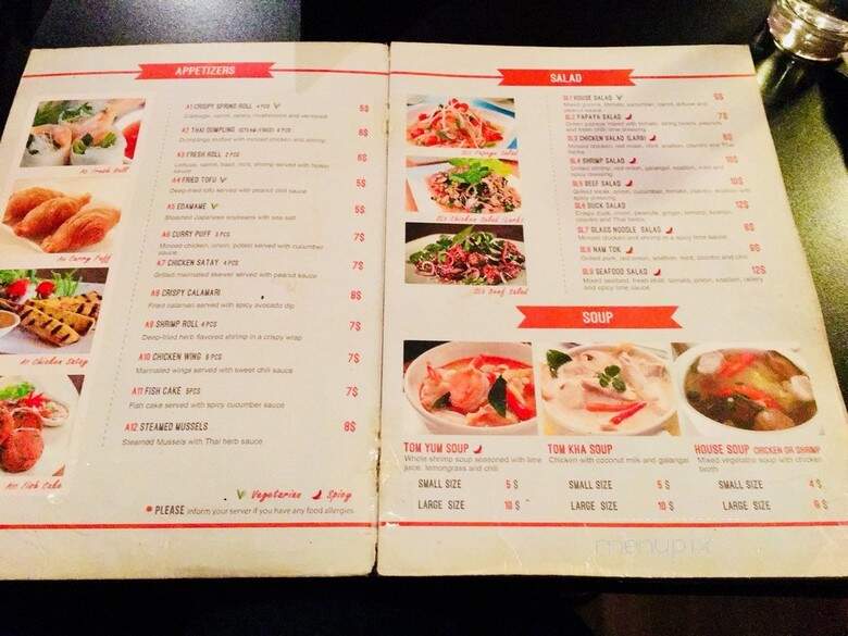 Bangkok Thai Restaurant - Brooklyn, NY menu_pic
