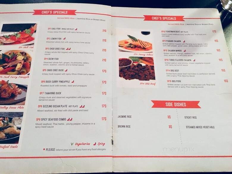 Bangkok Thai Restaurant - Brooklyn, NY menu_pic