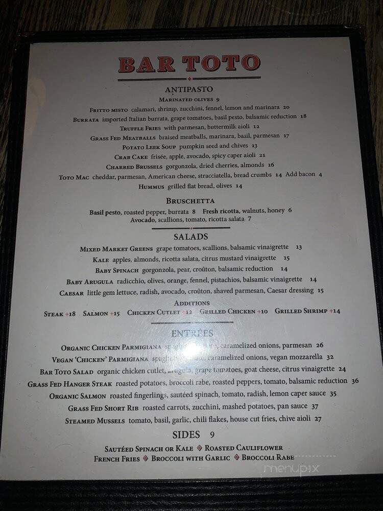 Bar Toto Restaurant - Brooklyn, NY