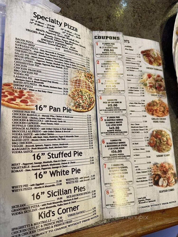 Bari's Pizza - Staten Island, NY