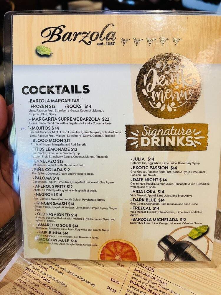 Barzola Restaurant 3 - Jackson Heights, NY menu_pic