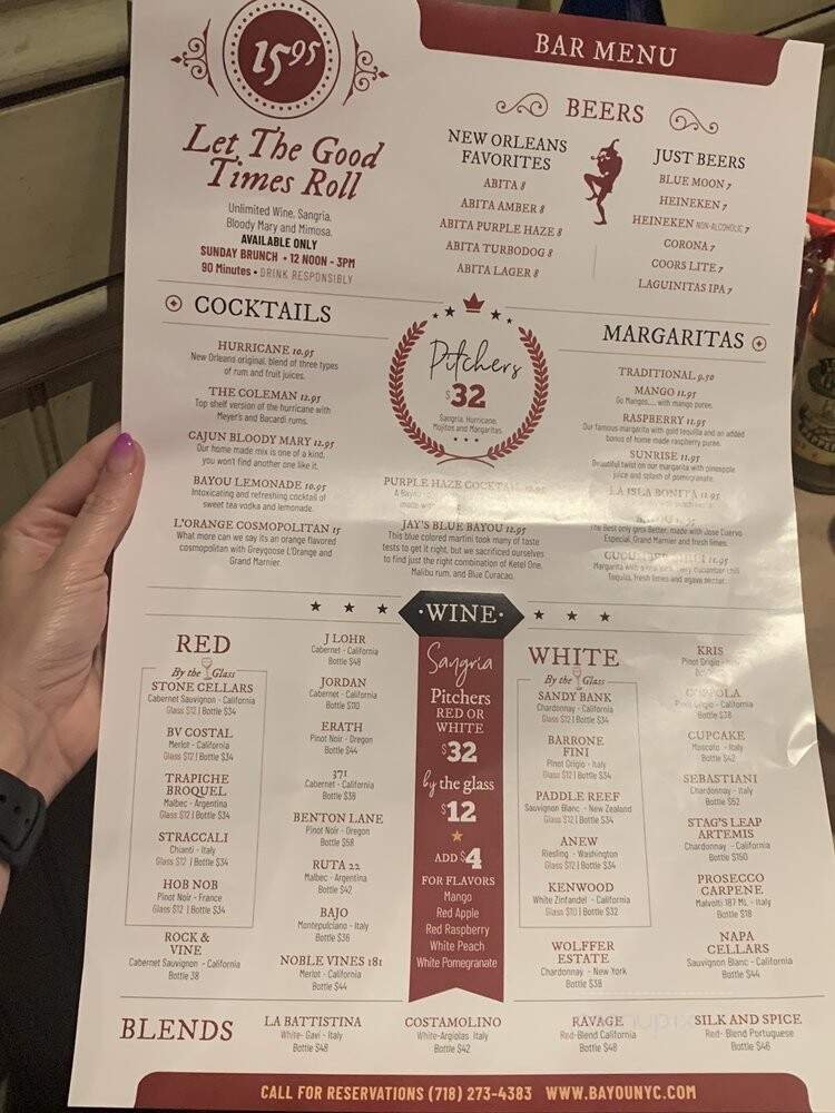Bayou - Staten Island, NY menu_pic