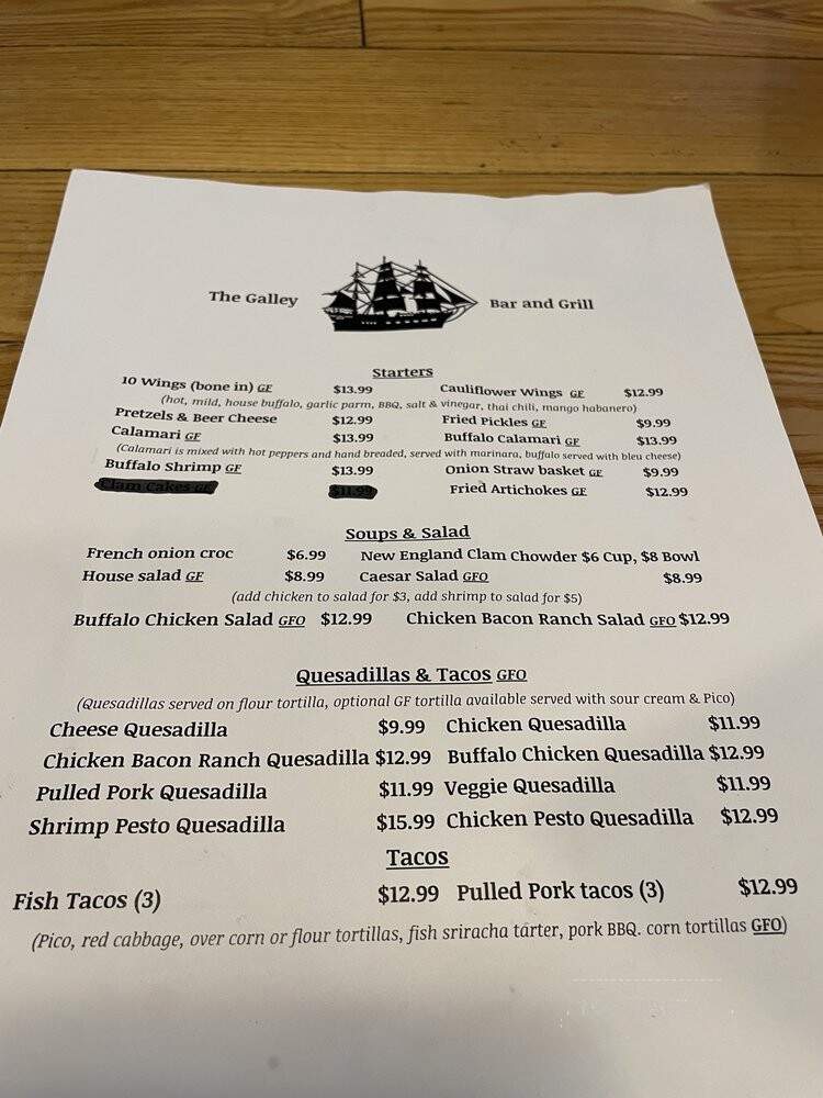 Bentley's Restaurant - Ballston Spa, NY menu_pic