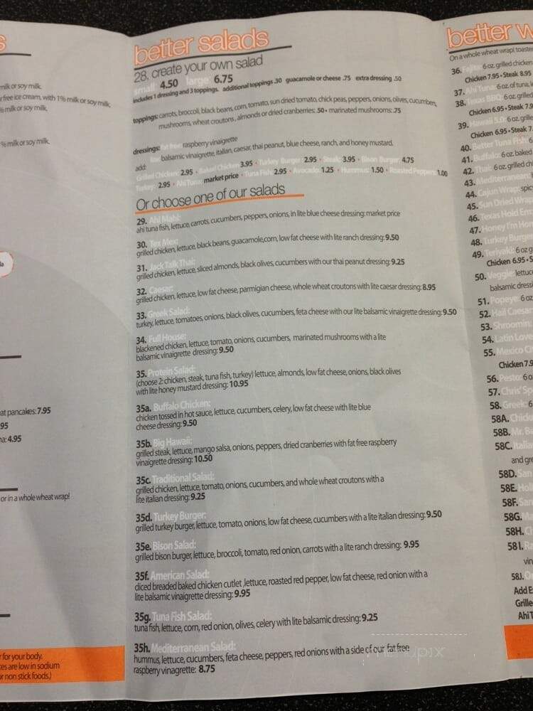 Better Gourmet Health Kitchen - Staten Island, NY menu_pic