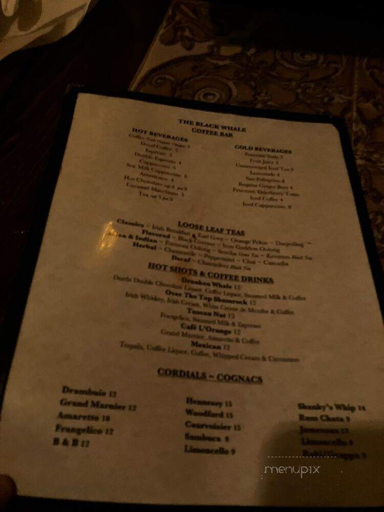 The Black Whale - Bronx, NY menu_pic