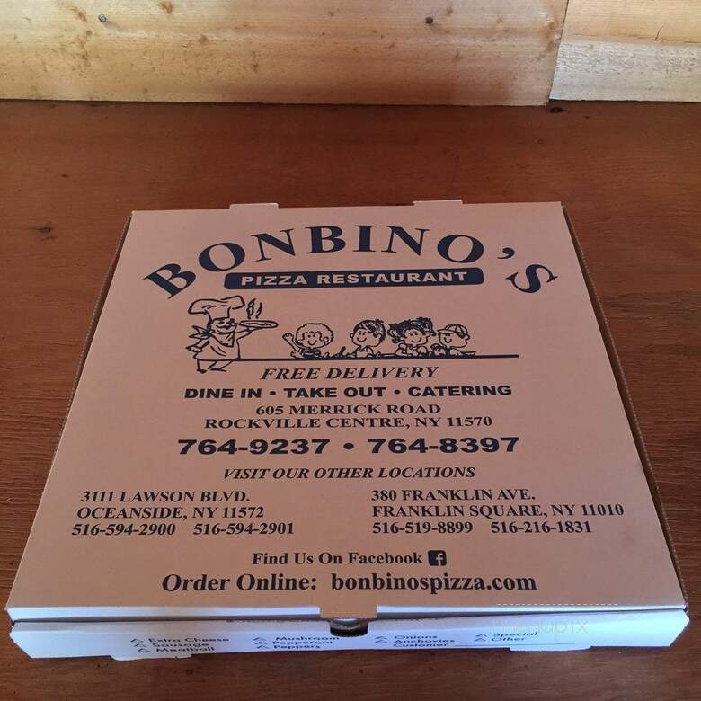 Bonbino's Pizza & Restaurant - Rockville Centre, NY menu_pic