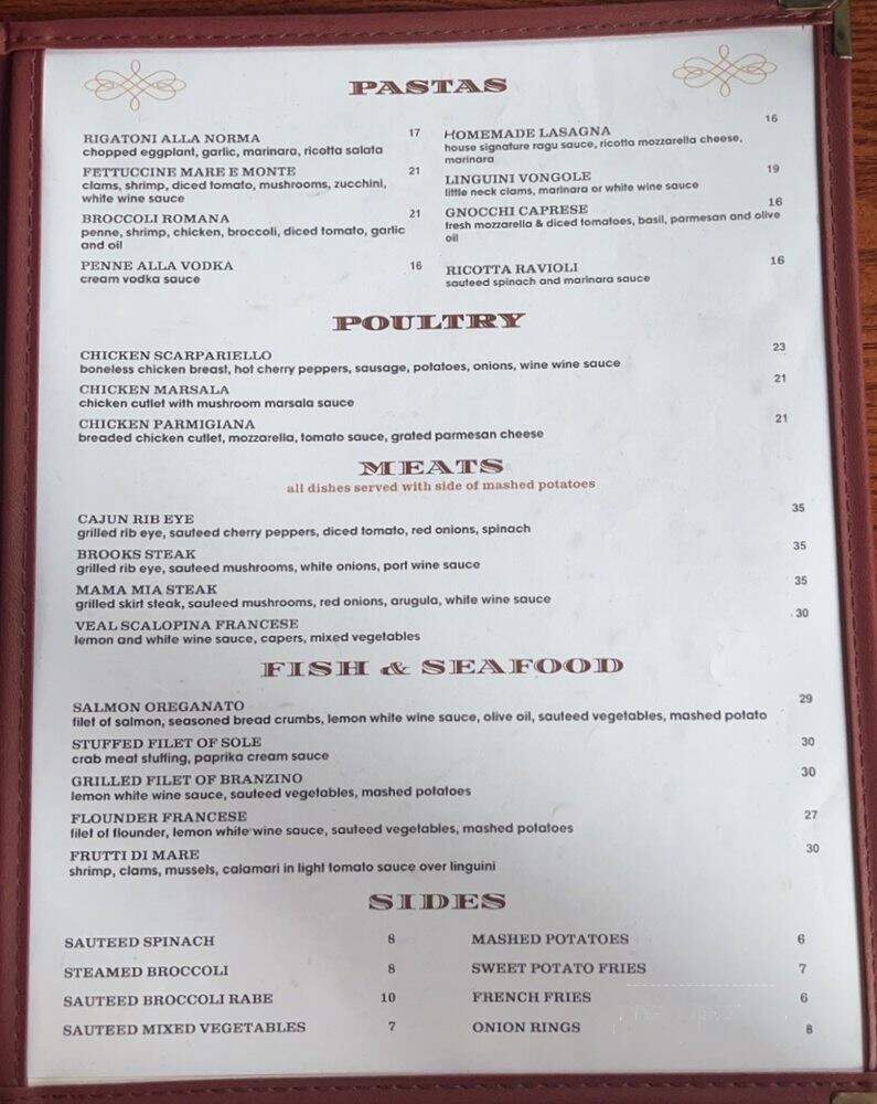 Brooks 1890 Restaurant - Long Island City, NY menu_pic