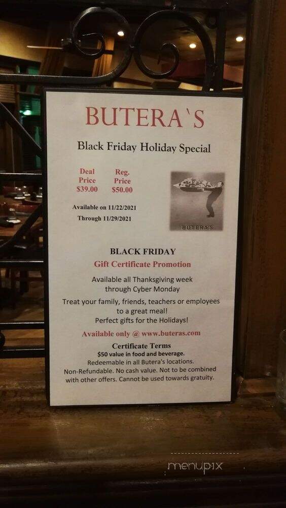 Butera's Restaurant-Woodbury - Woodbury, NY menu_pic