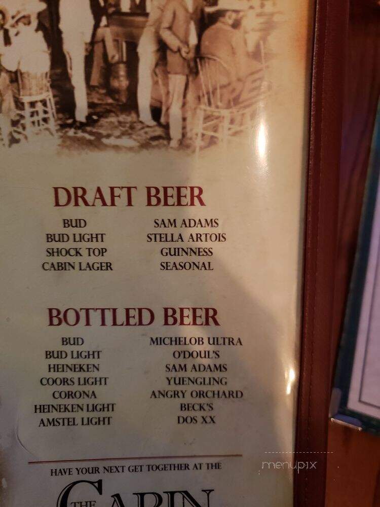 Cabin Restaurant - White Plains, NY menu_pic