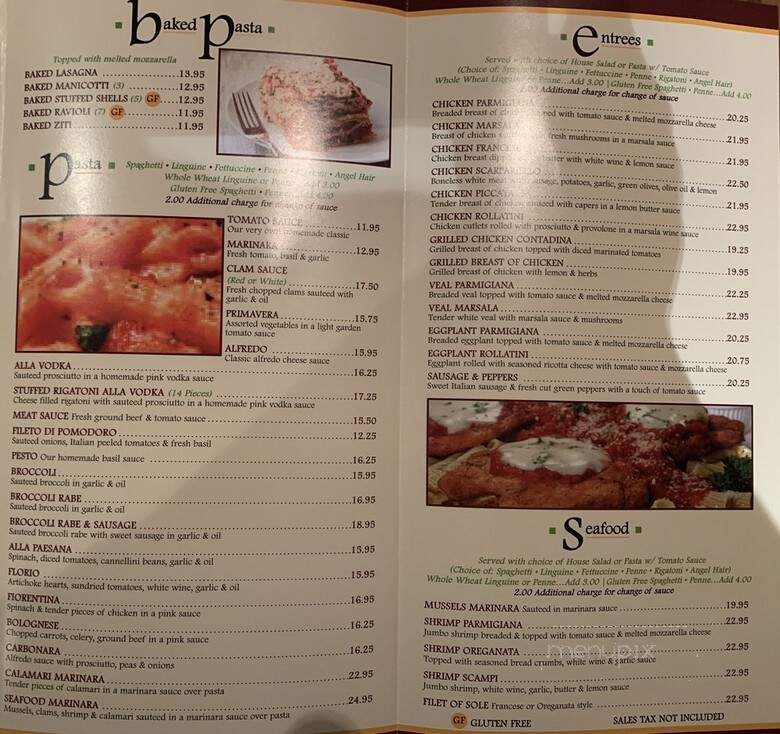 Cafe Gia Pizza & Pasta - Medford, NY