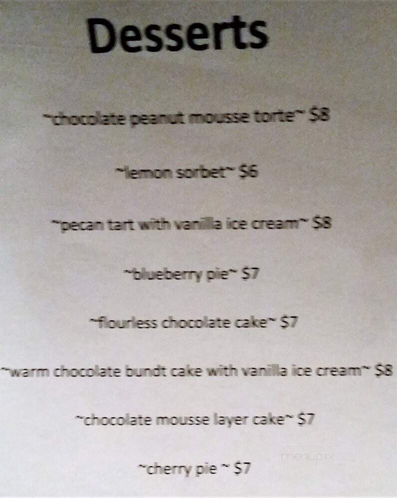 Cella Bistro Reservation - Schenectady, NY menu_pic