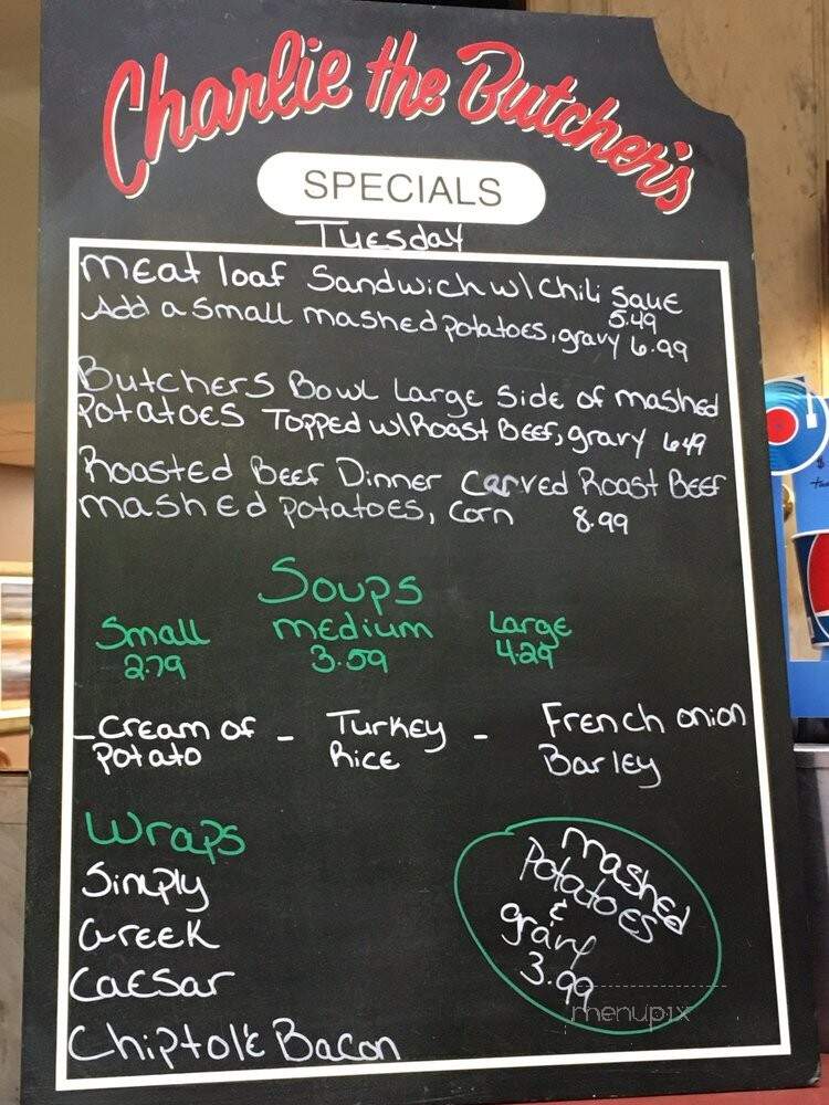 Charlie The Butcher's Express - Buffalo, NY menu_pic