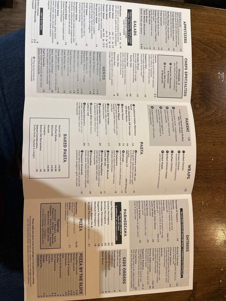 Chef's New York - East Northport, NY menu_pic
