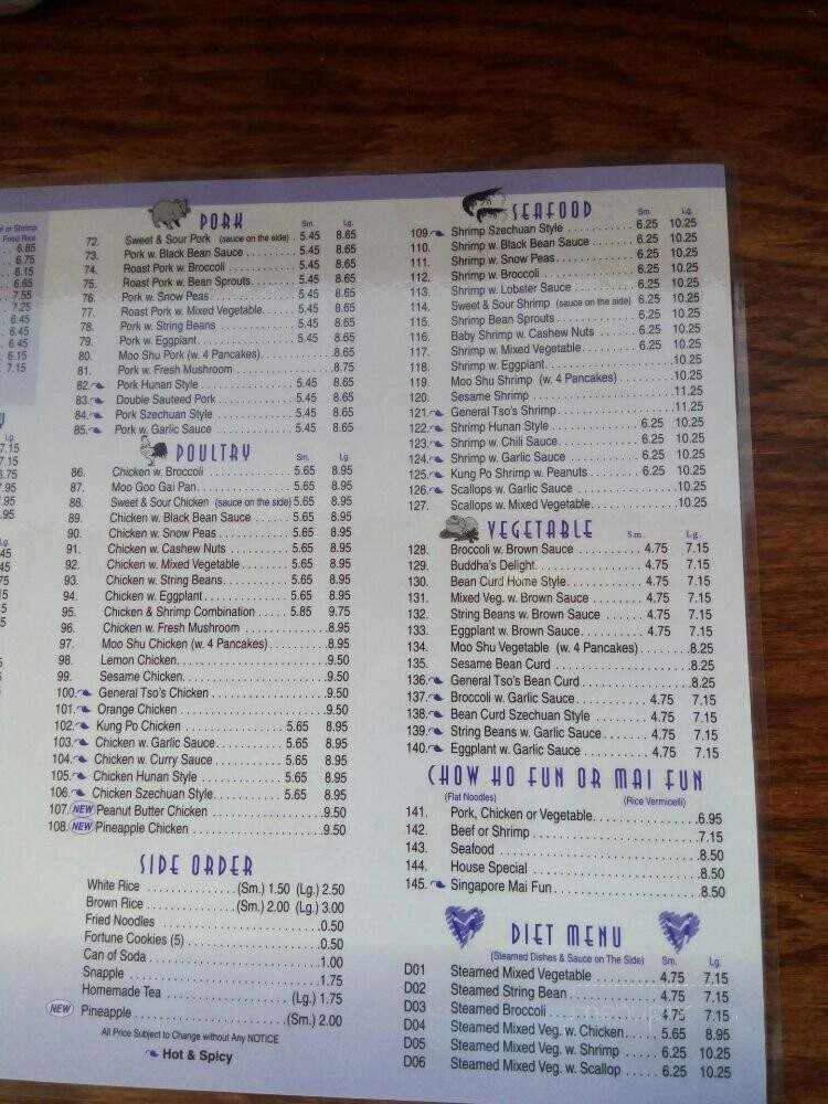 China Ossining - Ossining, NY menu_pic