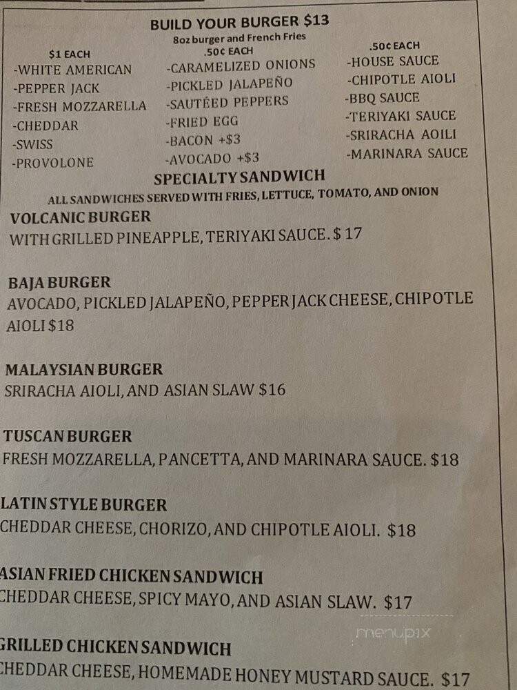 Coast Grill - Southampton, NY menu_pic