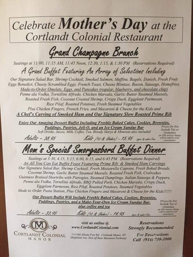 Cortlandt Colonial Restaurant - Cortlandt Manor, NY