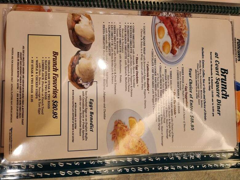 Court Square Diner - Long Island City, NY menu_pic