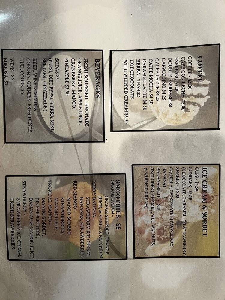Crepes On Columbus - New York, NY menu_pic