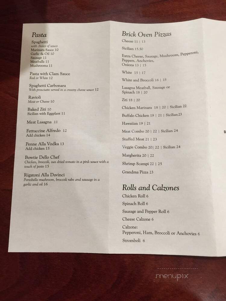 Da Vincis Restaurant - Spring Valley, NY menu_pic