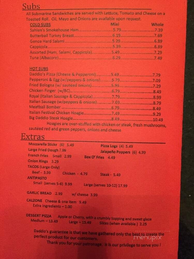 Daddios Pizzeria - Buffalo, NY