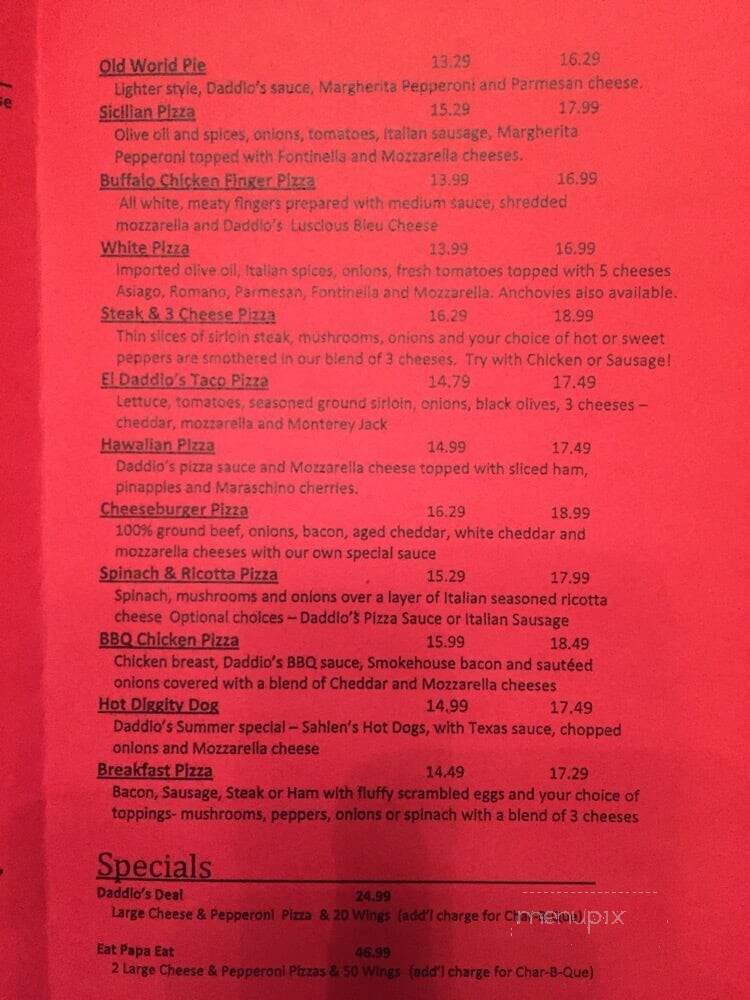 Daddios Pizzeria - Buffalo, NY