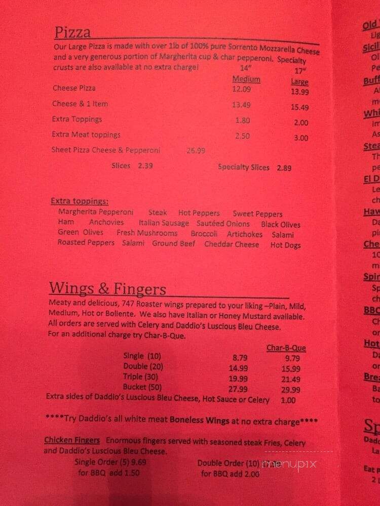 Daddios Pizzeria - Buffalo, NY