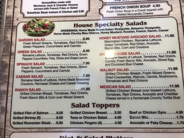 Dale Restaurant - Bronx, NY menu_pic