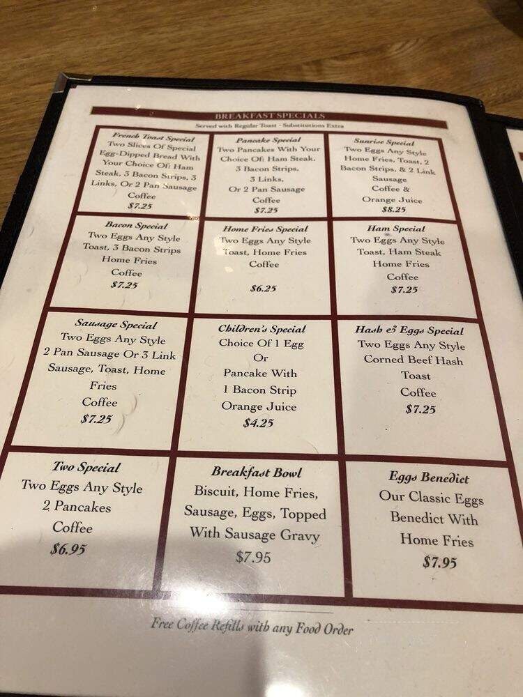 Dee's Restaurant - Mattydale, NY menu_pic