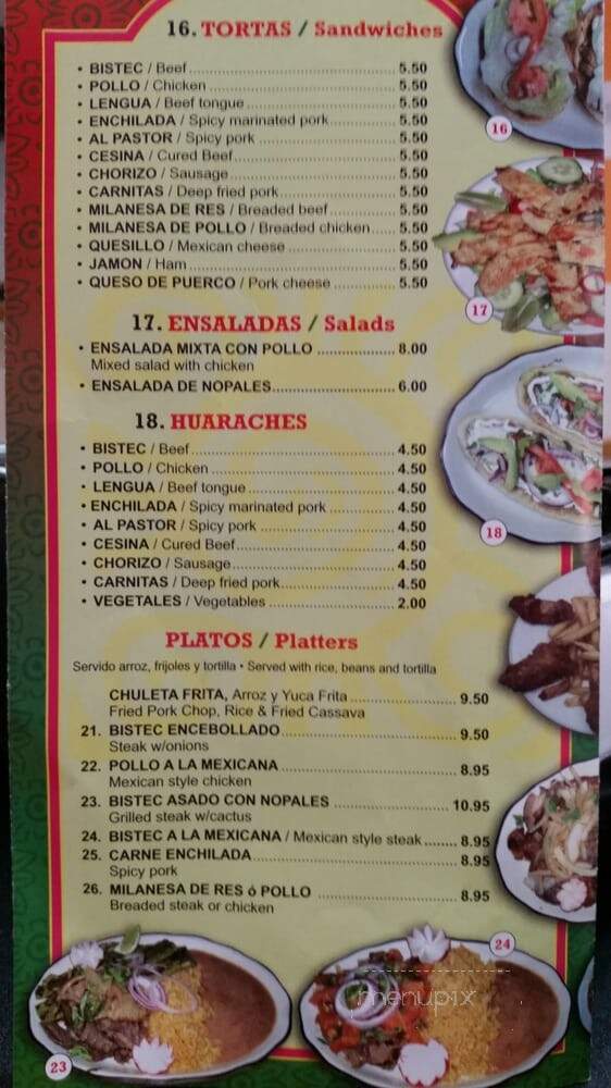 Del Rey Taco - Flushing, NY menu_pic