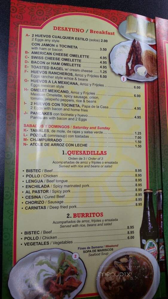 Del Rey Taco - Flushing, NY menu_pic
