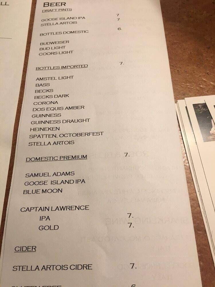 Division Street Grill - Peekskill, NY menu_pic