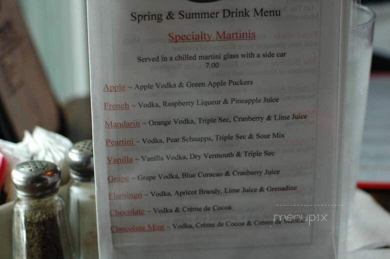 Egg's Nest Saloon - High Falls, NY menu_pic