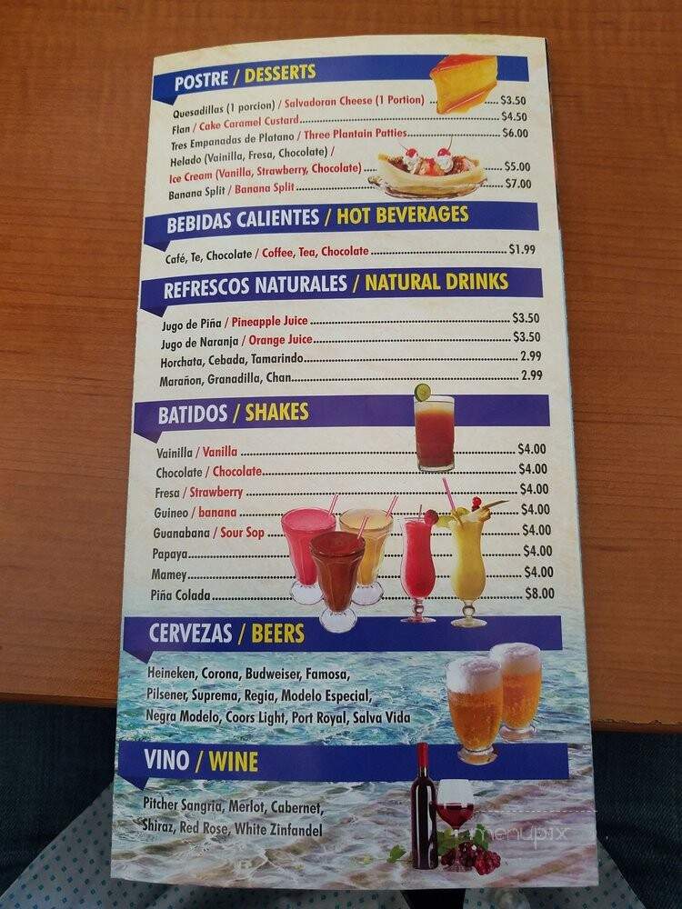 El Continental Restaurant - Brooklyn, NY menu_pic