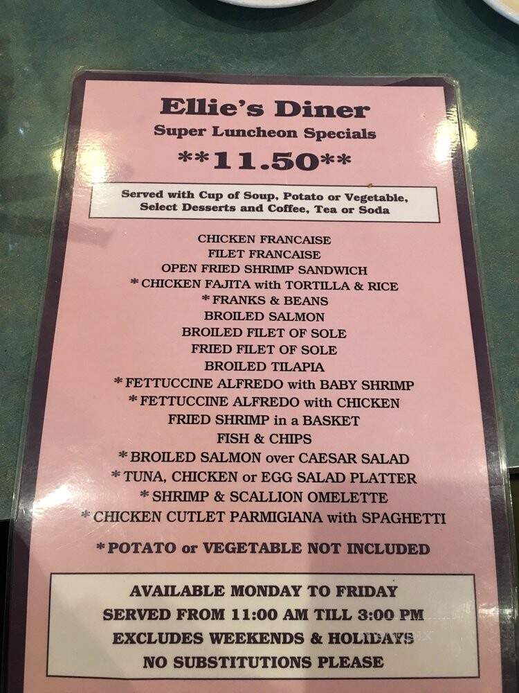 Ellies Coffee Shop - Bronx, NY menu_pic
