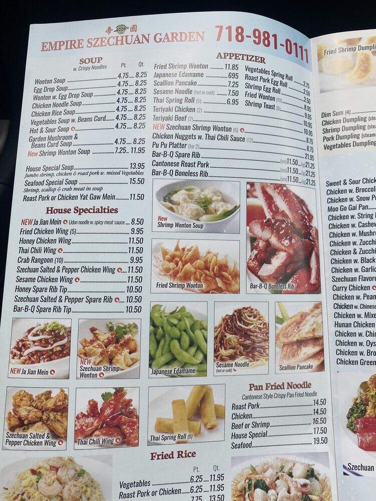 Empire Szechuan Restaurant - Staten Island, NY menu_pic