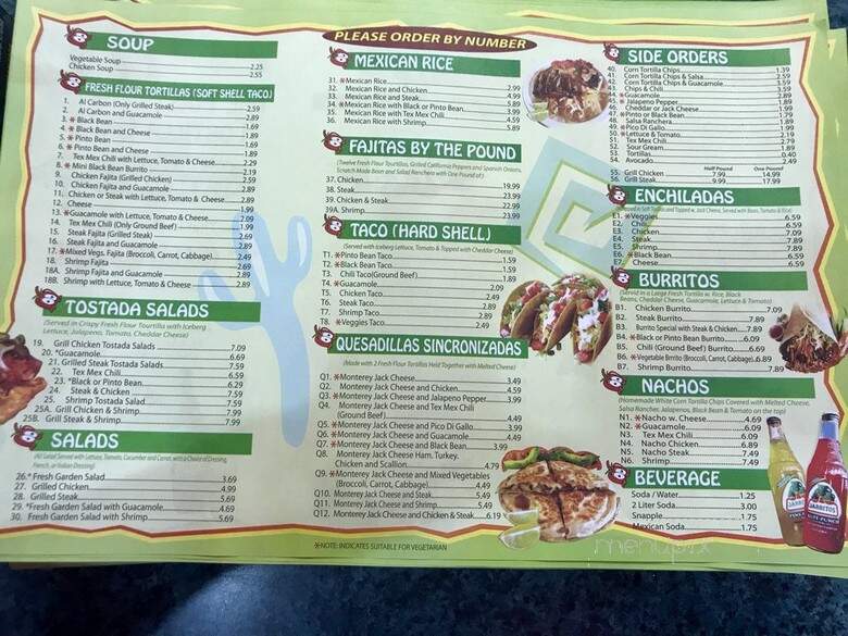 First Tortilla Grill - Rockville Centre, NY menu_pic