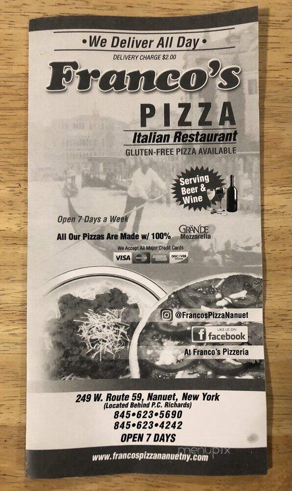 Franco's Pizza - Nanuet, NY
