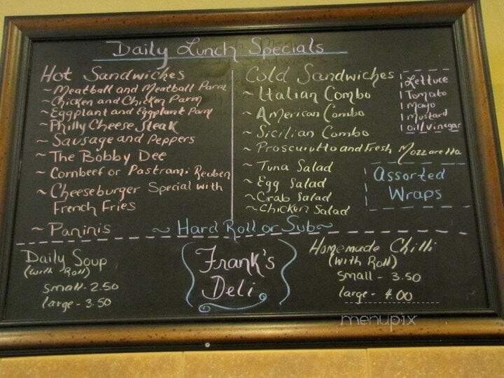 Frank's Village Market & Deli - Marlboro, NY menu_pic