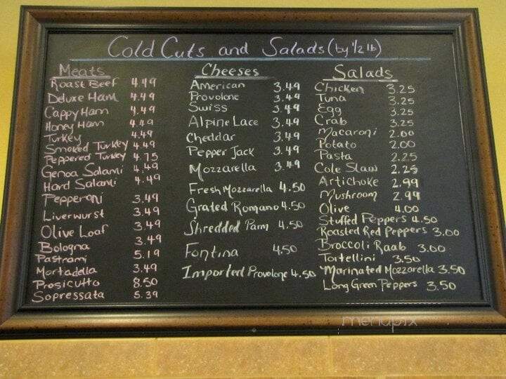 Frank's Village Market & Deli - Marlboro, NY menu_pic