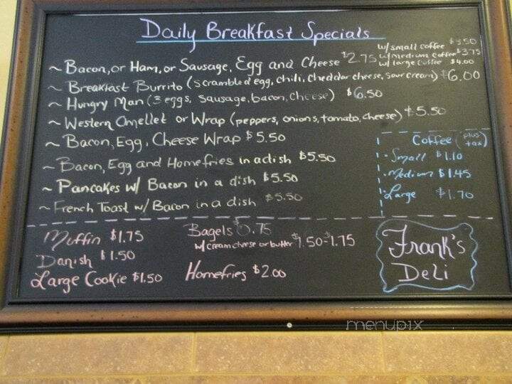 Frank's Village Market & Deli - Marlboro, NY menu_pic